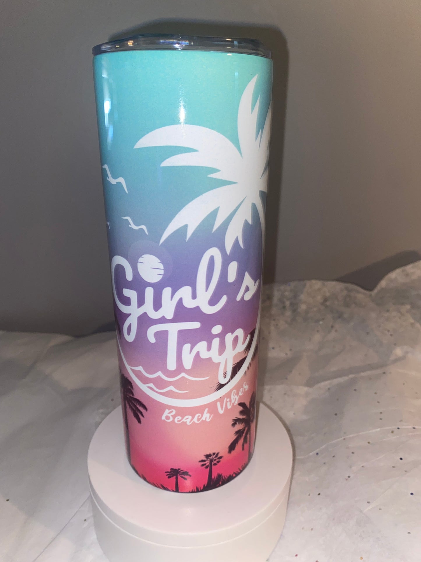 Creative Tumblers ~ Girls Trip Beach Vibes 20 Oz