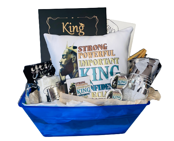 Christmas Basket ~ Black King The Most Important Piece Basket