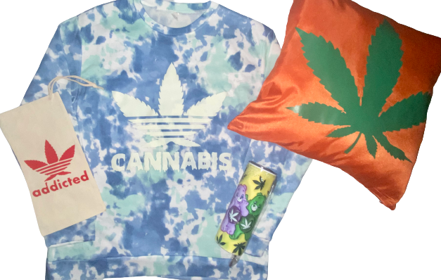 Christmas Basket ~ Flower Drip Ladies Crewneck Bundle