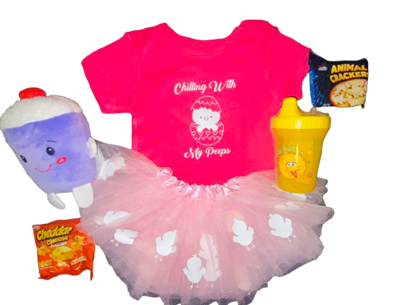 Easter 2025 ~ Chilling With My Peeps TuTu Basket