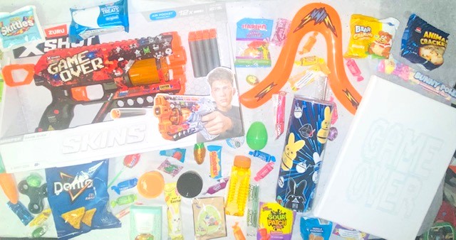 Easter 2025 ~ Game Over Nerf Canvas Basket
