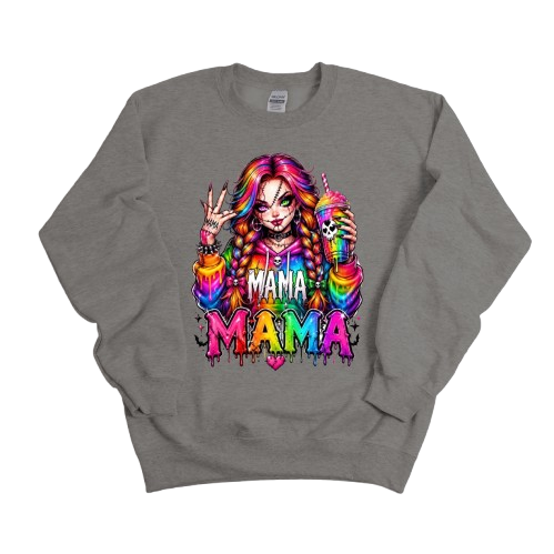 Sweatshirt Season ~ C. Rainbow Mama Crewneck Unisex