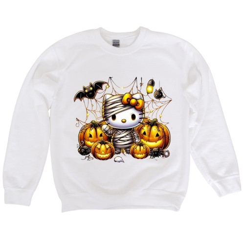 Sweatshirt Season ~ Hello Scary Kitty Crewneck Unisex