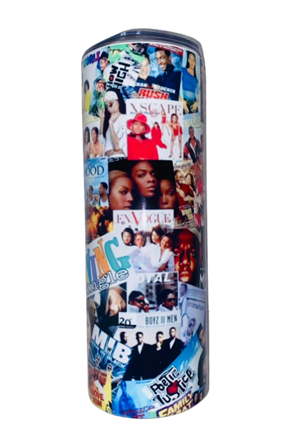 Creative Tumblers ~ 90's Black Movie & TV Love 20 Oz.
