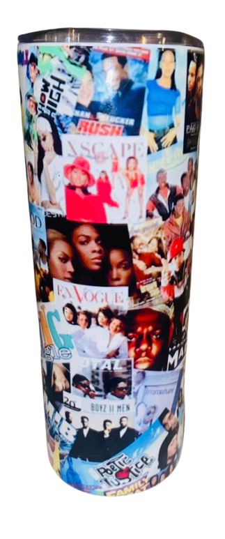 Creative Tumblers ~ 90's Black Movie & TV Love 20 Oz.
