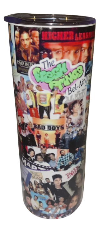 Creative Tumblers ~ 90's Black Movie & TV Love 20 Oz.
