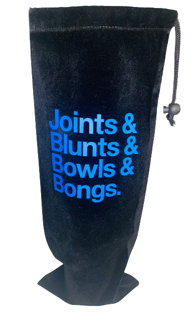 Bottle Bag ~ Joints, Blunts, Bowls & Bongs Velvet Bag