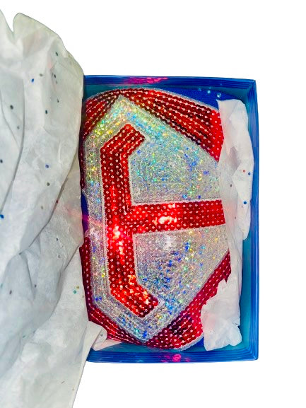 Teacherlife Gift Ideas ~ I Teach What's Your Superpower Rhinestone Tee Gift Box