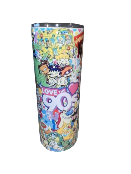 Creative Tumblers ~ 90's Toon Love 20 Oz.