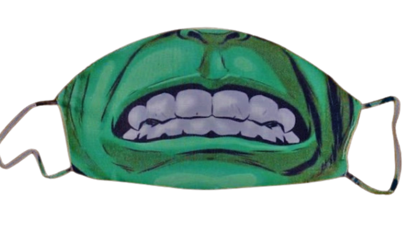 Face Mask ~ Incredible Hulk