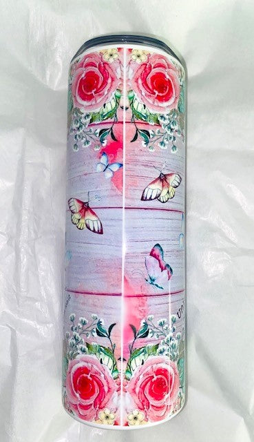 Creative Tumblers ~ Breast Cancer Awareness God Says I Am
