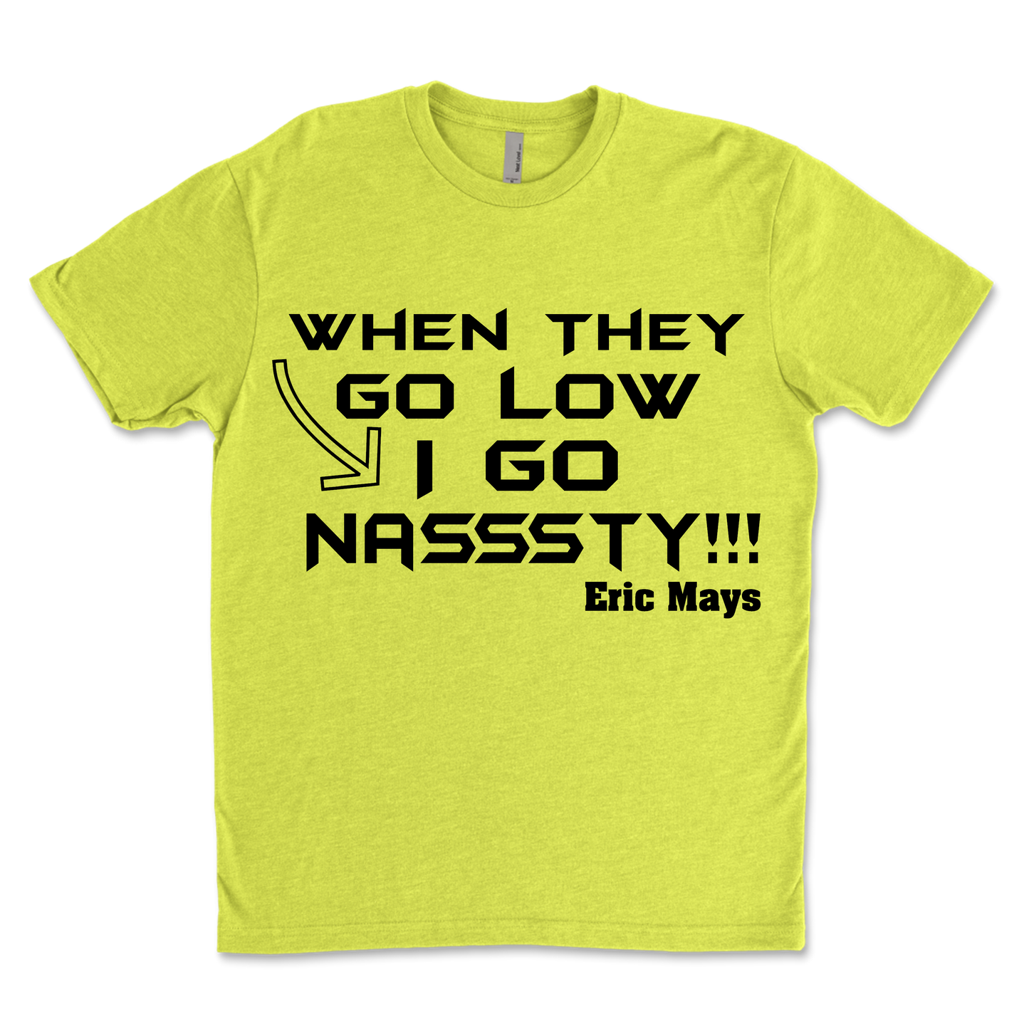 TikTok Tees ~ When They Go Low I Go Nasssty!!