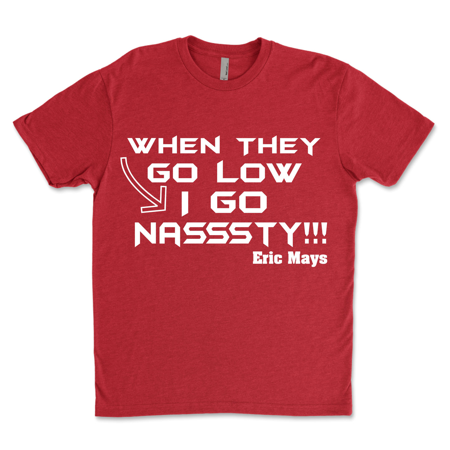 TikTok Tees ~ When They Go Low I Go Nasssty!!