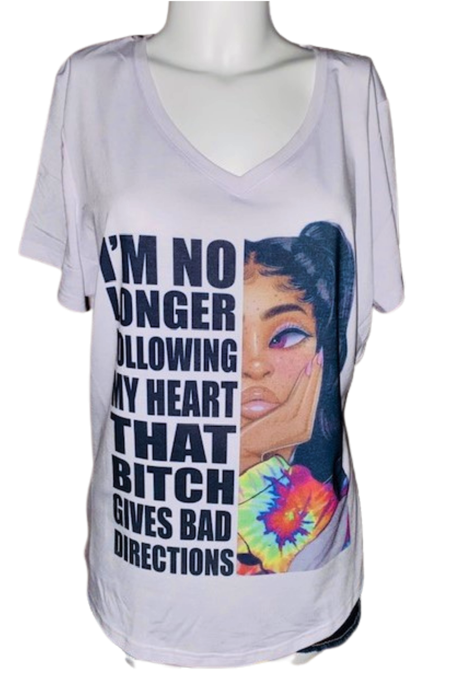 Sarcastic Tee ~ No Longer Following My Heart