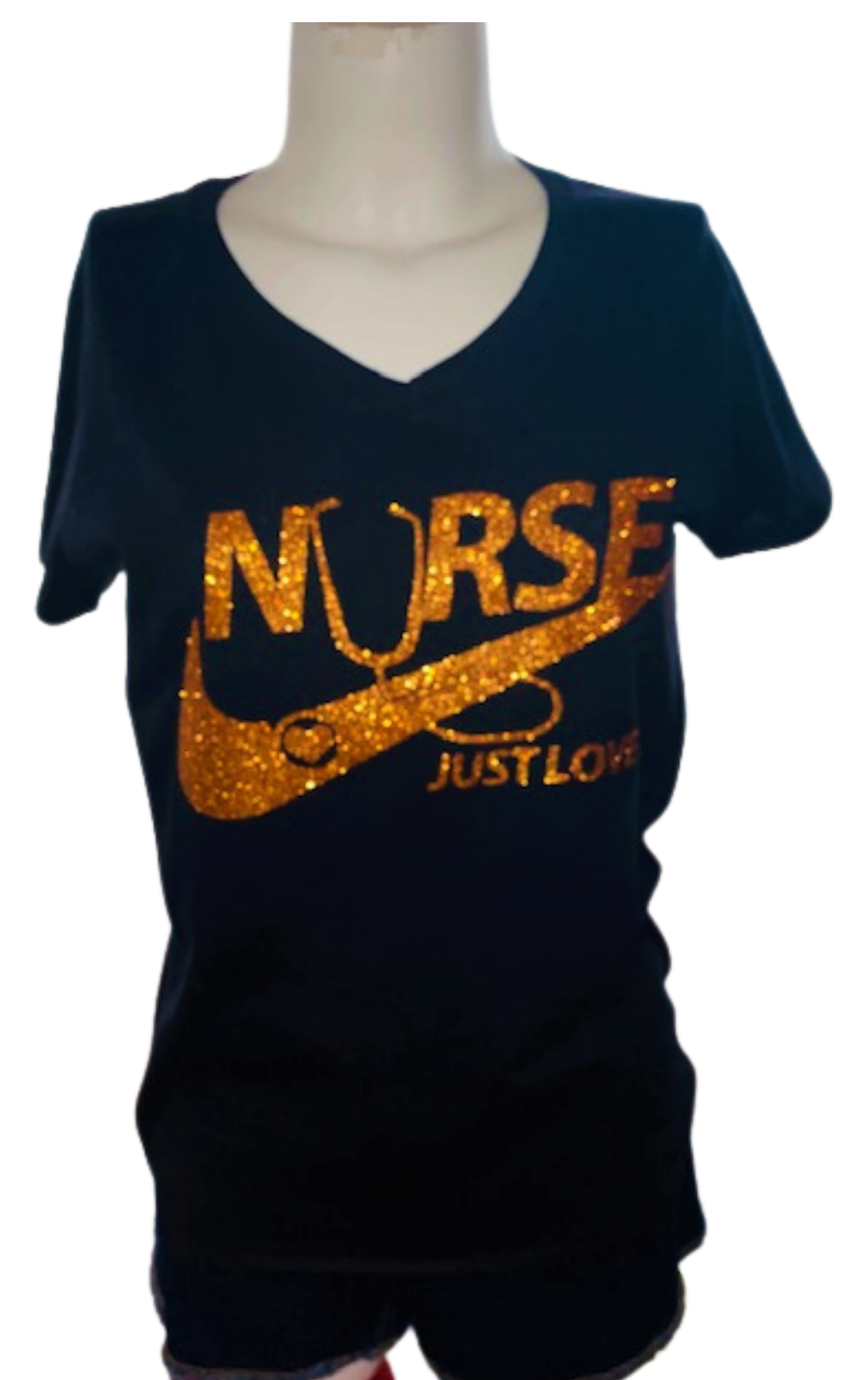 Nurse Life ~ Glitter Nurse Tee