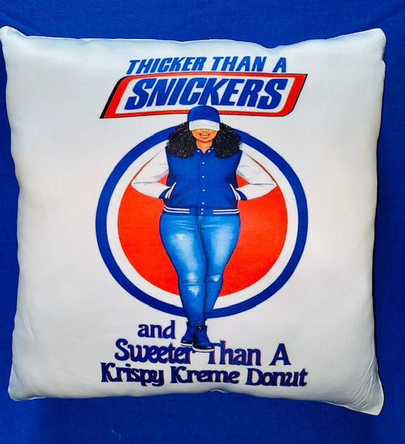 Throw Pillow ~ Thicker Than A