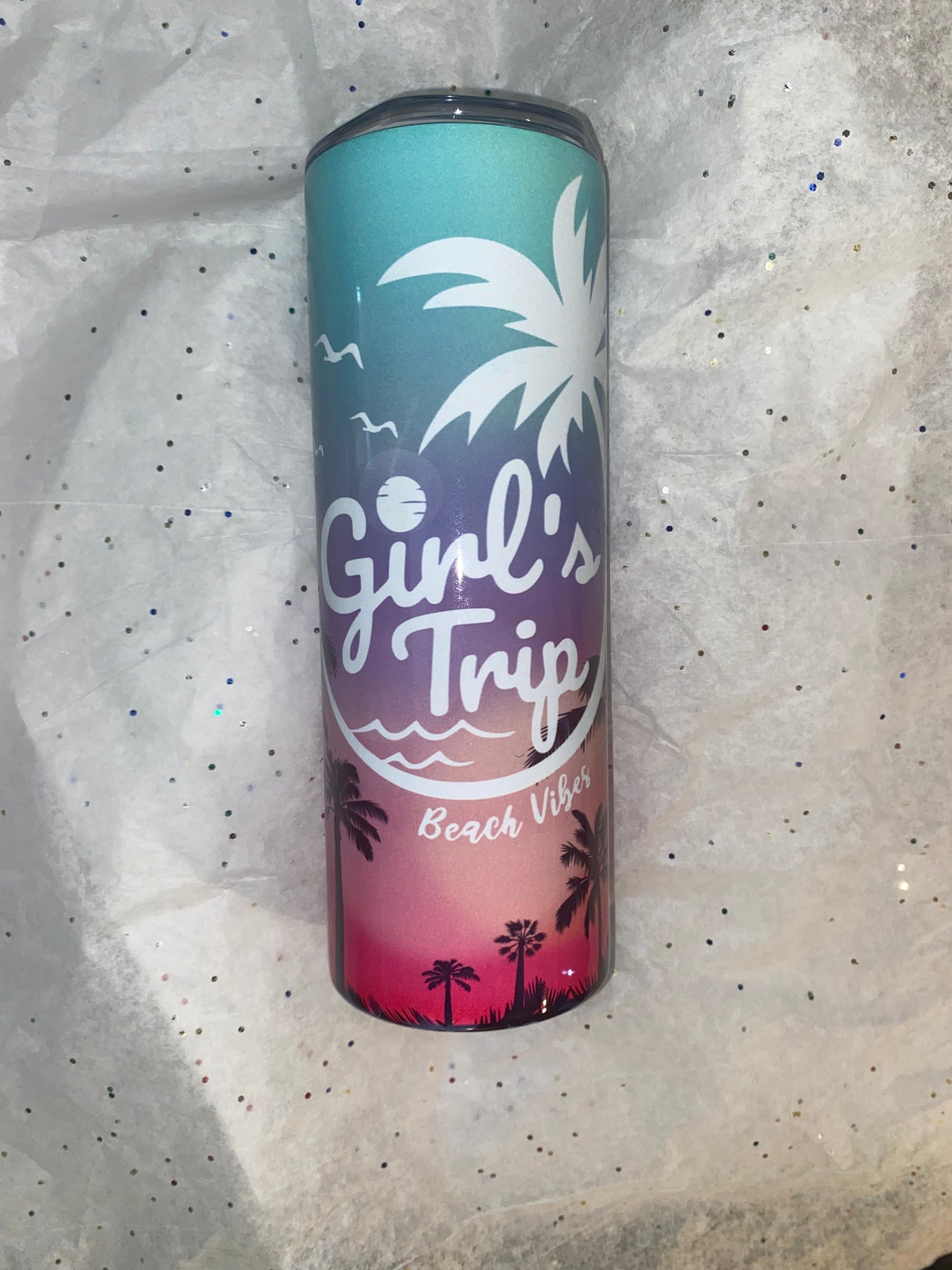 Creative Tumblers ~ Girls Trip Beach Vibes 20 Oz