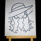 Custom Canvas ~ " Diva"  8x10