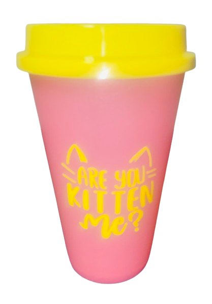 Drinkware ~ Are You Kitten Me Color Changing Cup