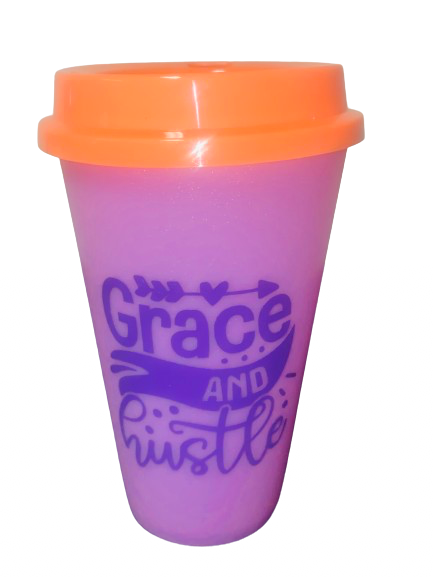 Drinkware ~ Grace & Hustle Color Changing Cup