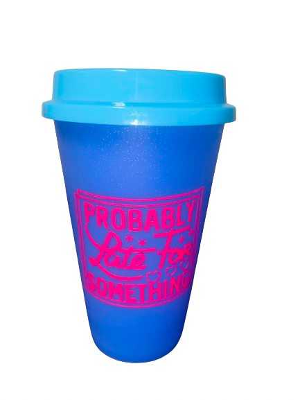 Drinkware ~ Probably Late For Something Color Changing Cup