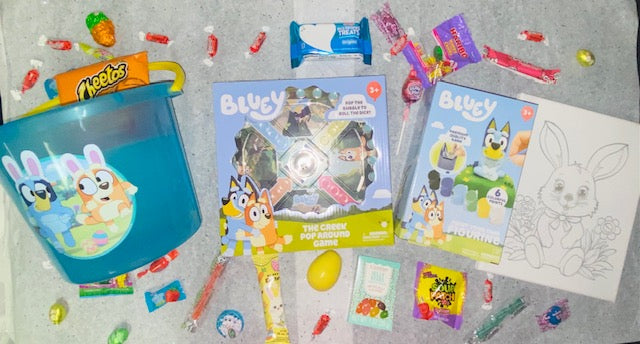 Easter 2025 ~ Bluey Pop Around Paint Canvas Basket