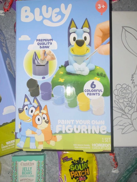 Easter 2025 ~ Bluey Pop Around Paint Canvas Basket