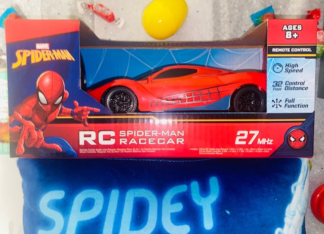 Easter 2025 ~ Spider Man Race Car Basket