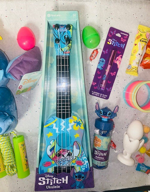Easter 2025 ~ Stitch Ukulele Plush Basket