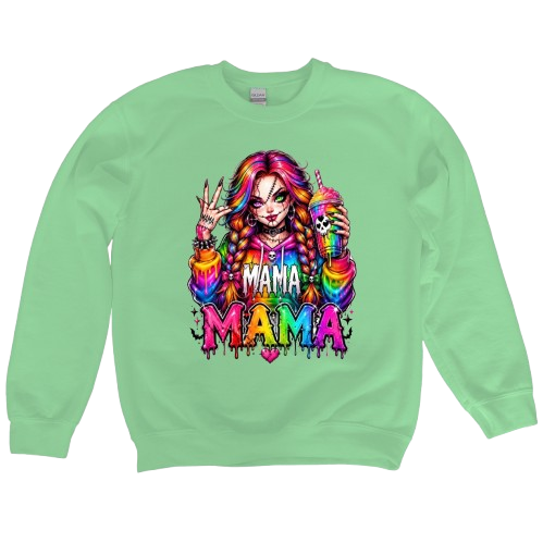 Sweatshirt Season ~ C. Rainbow Mama Crewneck Unisex