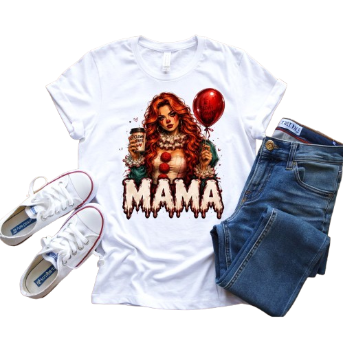 Scary Tee ~ Clown Mama