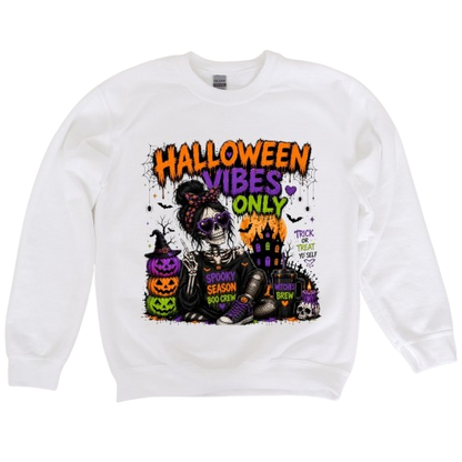 Sweatshirt Season ~ Halloween Vibes Only Crewneck Unisex