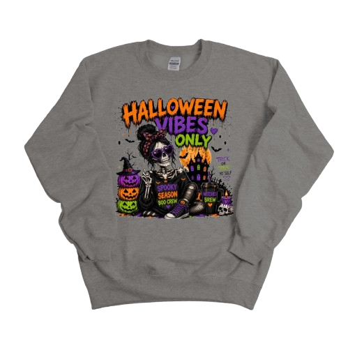Sweatshirt Season ~ Halloween Vibes Only Crewneck Unisex