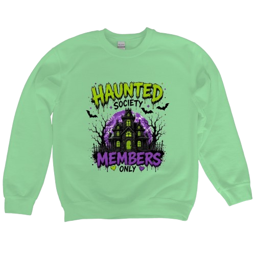 Sweatshirt Season ~ Haunted Society Crewneck Unisex