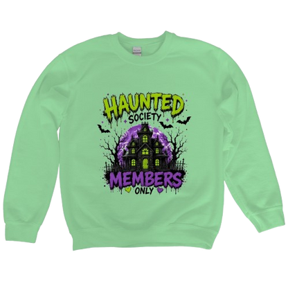 Sweatshirt Season ~ Haunted Society Crewneck Unisex