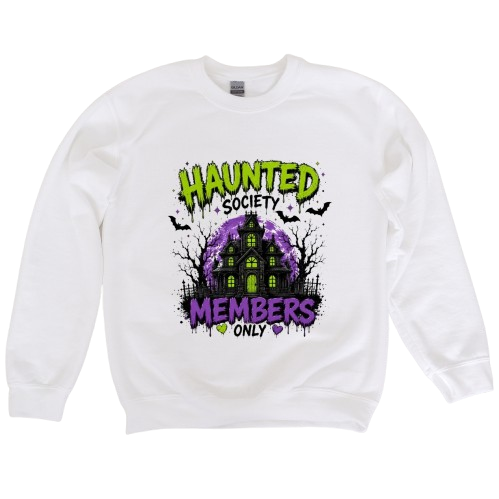 Sweatshirt Season ~ Haunted Society Crewneck Unisex
