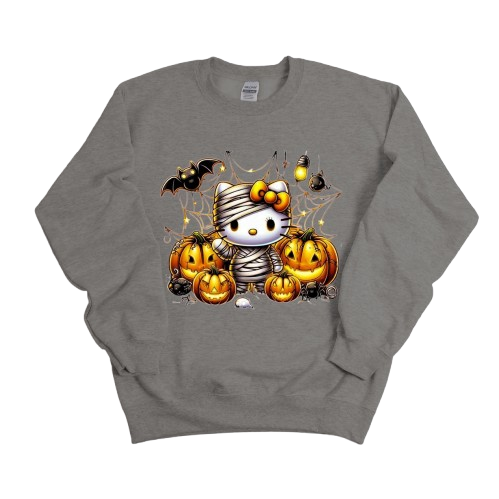 Sweatshirt Season ~ Hello Scary Kitty Crewneck Unisex