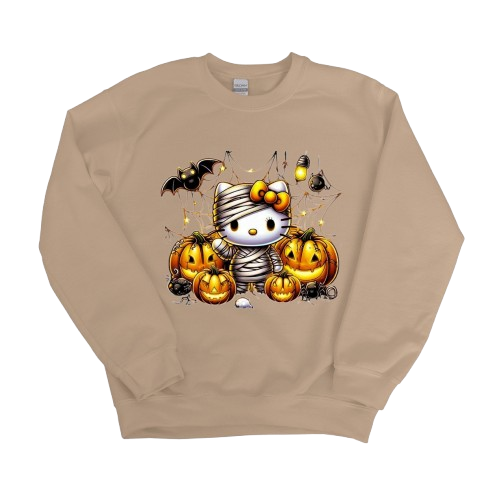 Sweatshirt Season ~ Hello Scary Kitty Crewneck Unisex