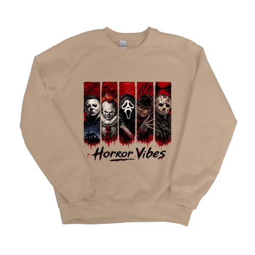 Sweatshirt Season ~ Horror Vibes Crewneck Unisex