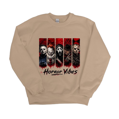Sweatshirt Season ~ Horror Vibes Crewneck Unisex