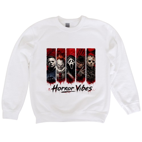 Sweatshirt Season ~ Horror Vibes Crewneck Unisex