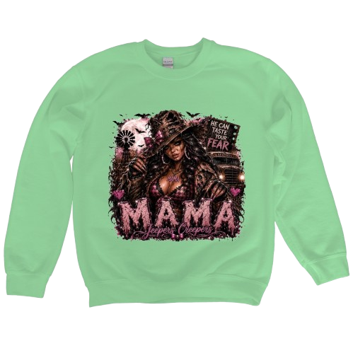 Sweatshirt Season ~ Jeepers Creeper Mama Crewneck Unisex