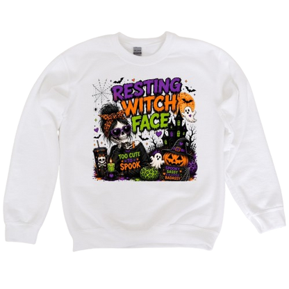 Sweatshirt Season ~ Resting Witch Face Crewneck Unisex