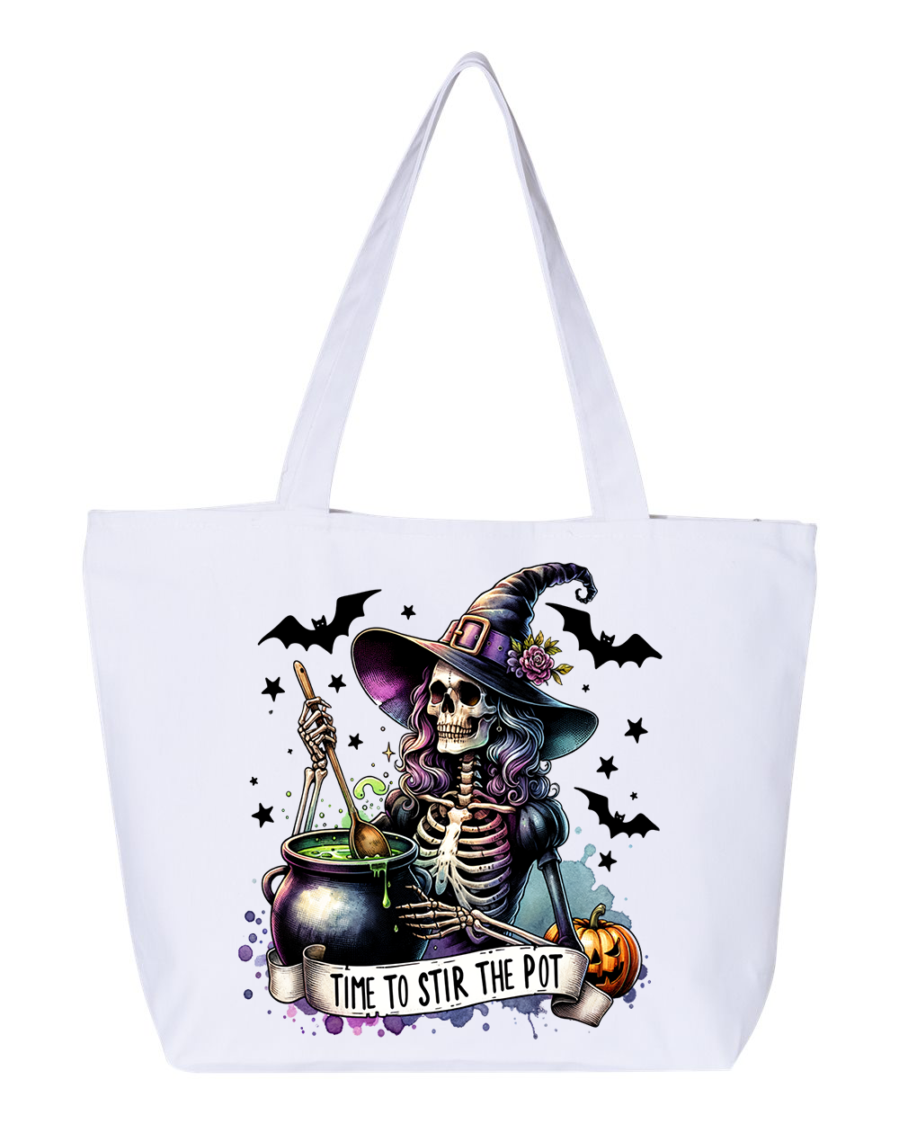 Tote Bag ~ Halloween Time To Stir The Pot