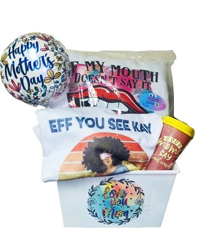 Momlife Gift Ideas ~ Good Moms Say Bad Words Gift Basket