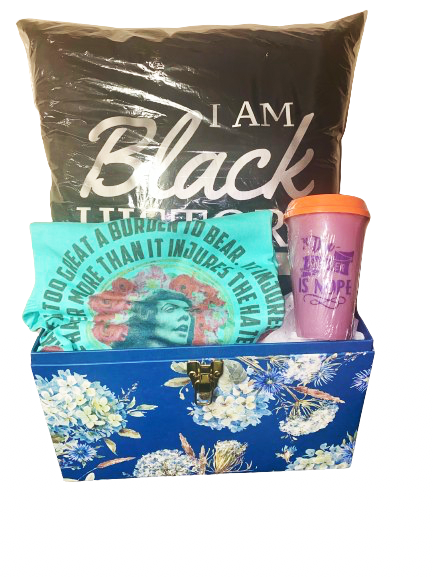 Momlife Gift Ideas ~ Melanin Magic T Shirt Gift Basket