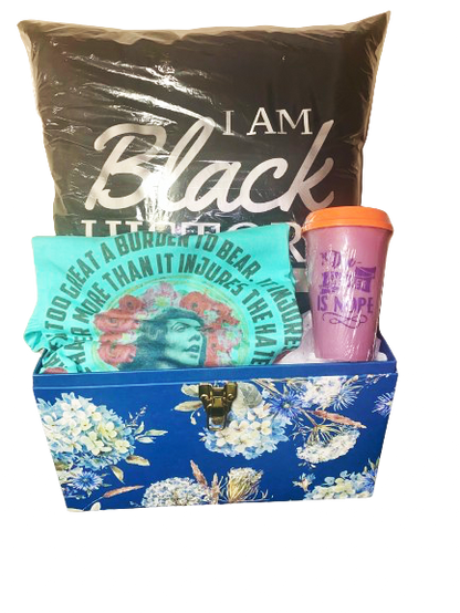 Momlife Gift Ideas ~ Melanin Magic T Shirt Gift Basket