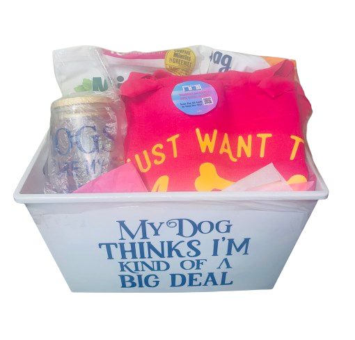 Momlife Gift Ideas ~ My Dog Thinks I'm Kind Of A Big Deal Gift Basket