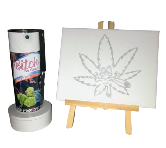 Canvas & Tumbler ~ "B Be Gone Wake N Bake Sip Bundle"