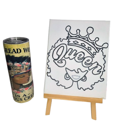 Canvas & Tumbler ~ A Well Read Woman "Sip Bundle"